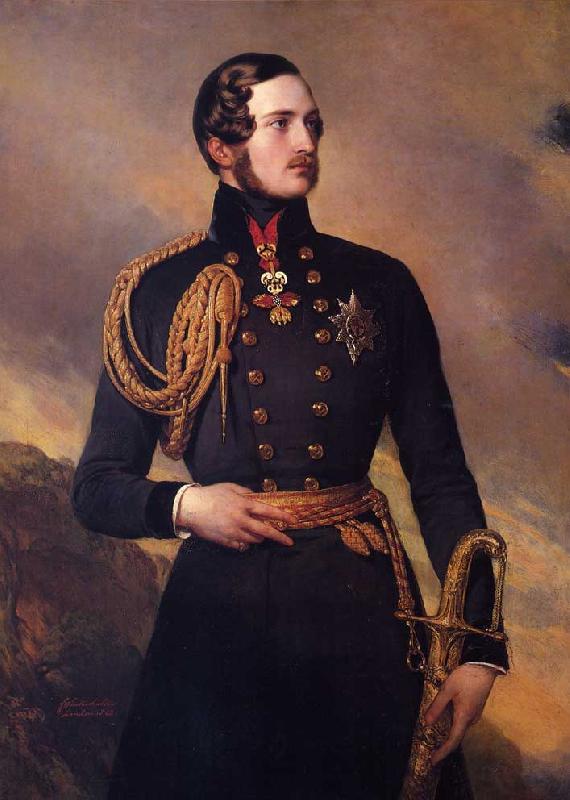 Franz Xaver Winterhalter Prince Albert Sweden oil painting art